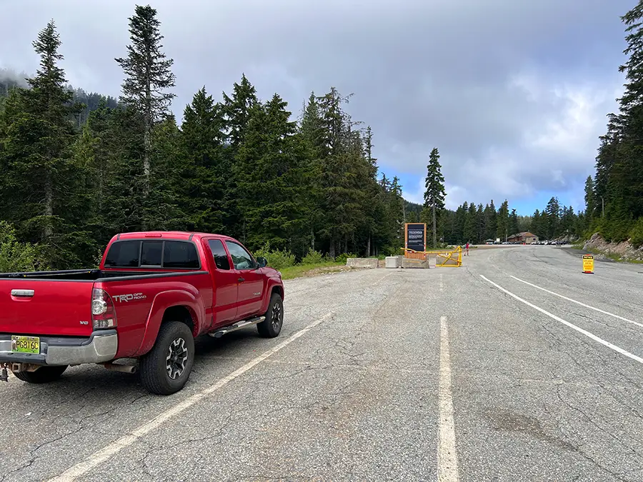 lot3A parking at Cypress ski resort